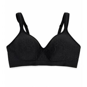 Bali Bra Comfort Revolution Wirefree Full Coverage Everyday Support 34C Black